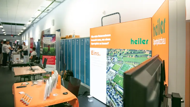 Der heiler-Messestand bei der ADS-Tagung
