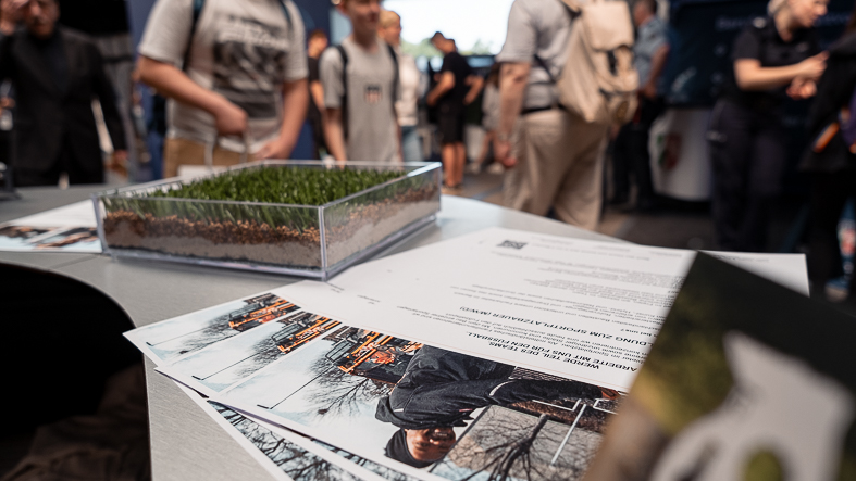 Ausschnitt Messestand Heiler auf den Azu-Tage+