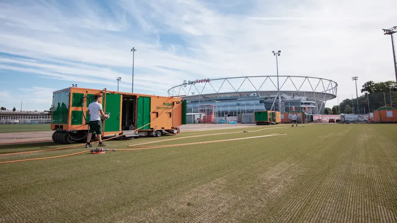 Hybridrasen Trainingsplatz Bayer 04 Leverkusen