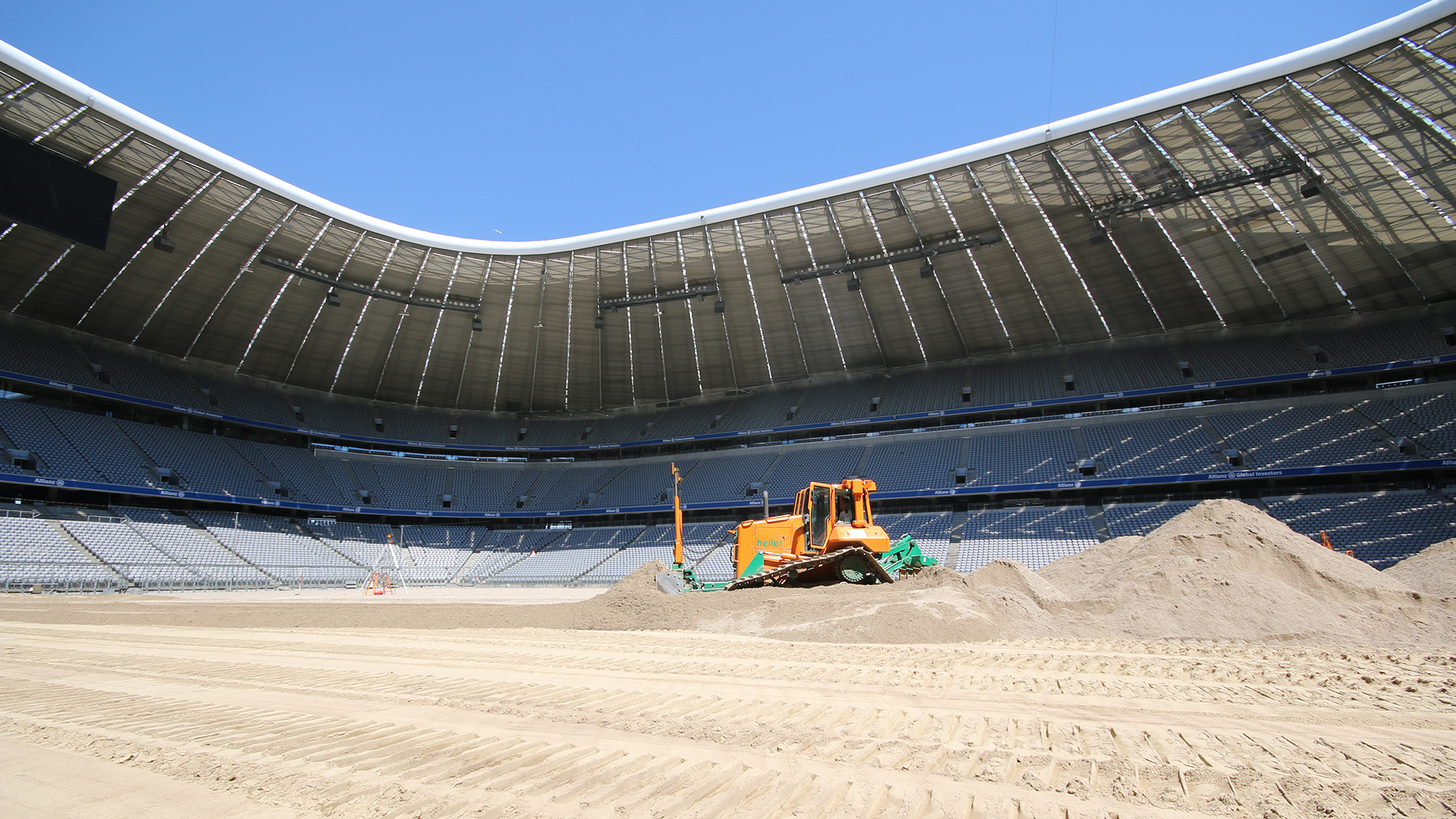 Rasentragschicht Allianz Arena München